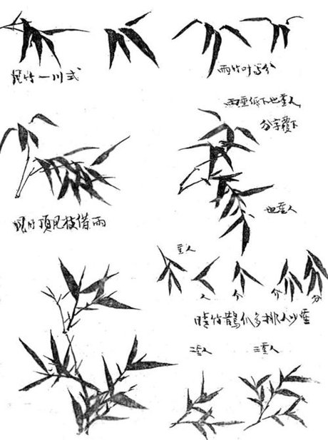 国画竹子画法教程