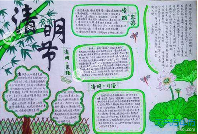 中元节手抄报图片