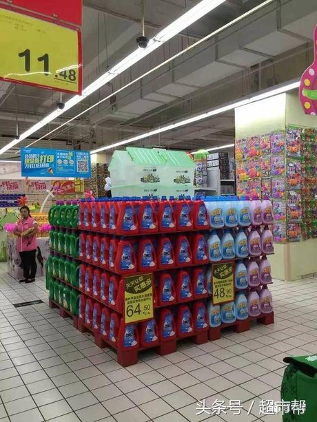 超市4月商品陈列集锦之堆,端头陈列图片-超市帮