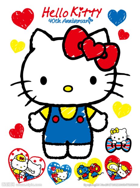 hello kitty 凯蒂猫设计图__动漫人物_动漫动画_设计图库_昵图网nipic