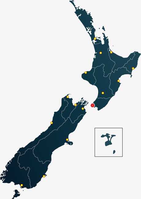 新西兰地图_360图片