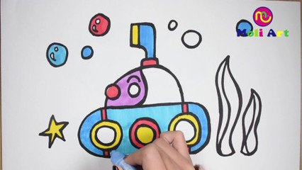 简笔画潜水艇简笔画     大全 儿童画幼 乐园画画
