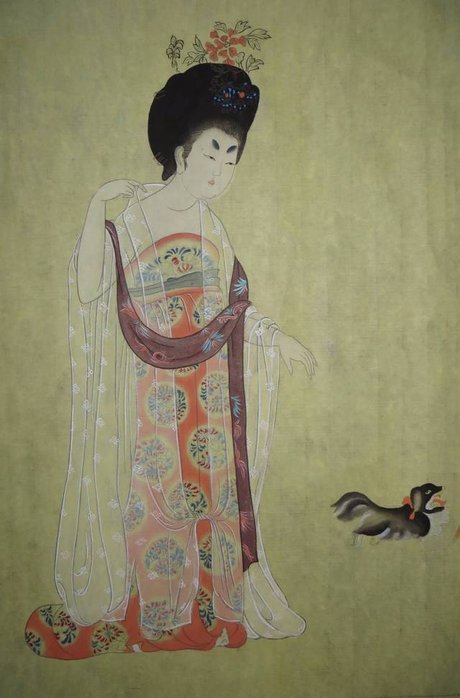 唐代画家周昉《簪花仕女图》作品赏析_艺术鉴赏