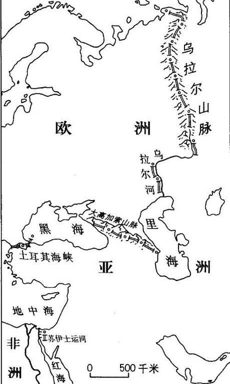 (3)亚洲与非洲的分界线f是 ,亚洲与北美洲的分界线m是 .(4)结合上图.