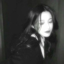 qq头像女生黑色系