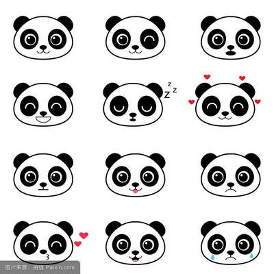 表情熊猫图片大全可爱图片