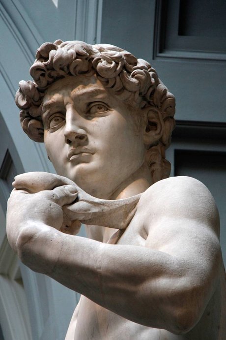 大卫雕像高清图 意大利人文风景揽胜大卫雕像 佛罗伦萨-由米开朗基罗