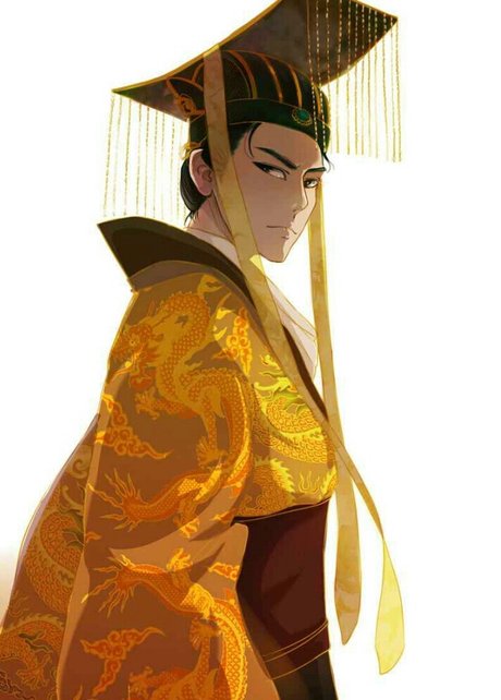 甄嬛传 皇帝  古风美男子  古风帅哥 手绘 漫客绘
