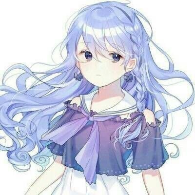 动漫人物头像背影卡通动漫女生背影头像_第2页_画画大全