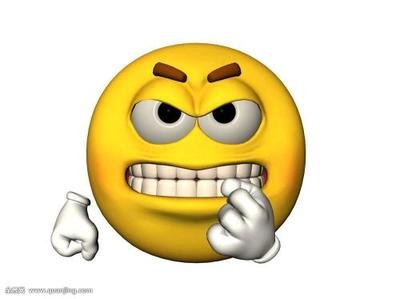 愤怒的表情图片卡通图片