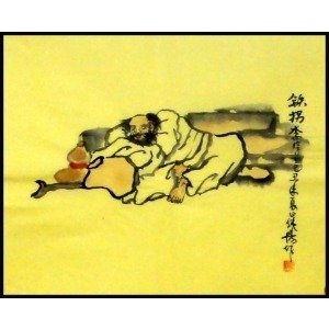 【晚晴阁】字画国画人物  郑纯阳★小品人物画