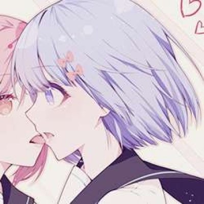 女女情头一对 高清好看的闺蜜 百合动漫头像一