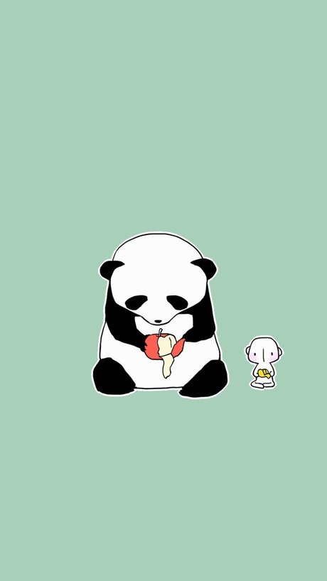 萌萌哒大熊猫卡通图片