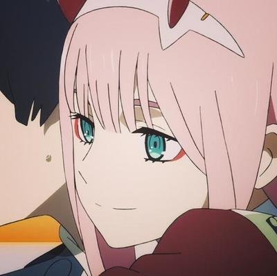 《darling in the franxx》动漫情侣头像,02和广,02和莓