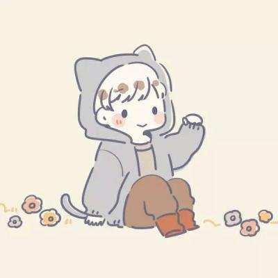 情头动漫一男一女 可爱 动漫情侣头像一男一女