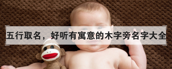 宝宝取名木字旁的