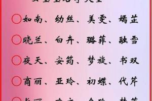 起名取名打分