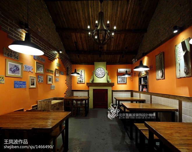 烧烤店装饰图