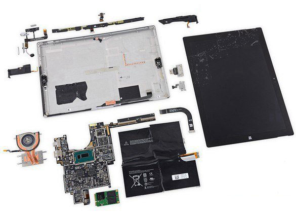 微软surface拆机视频