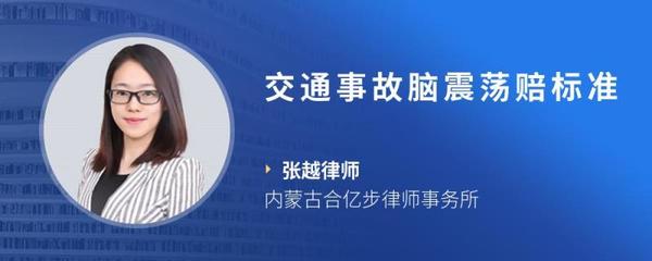 脑震荡赔偿标准