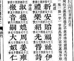 士字辈取名