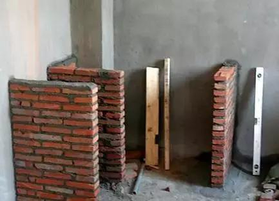 整体橱柜底下砌砖