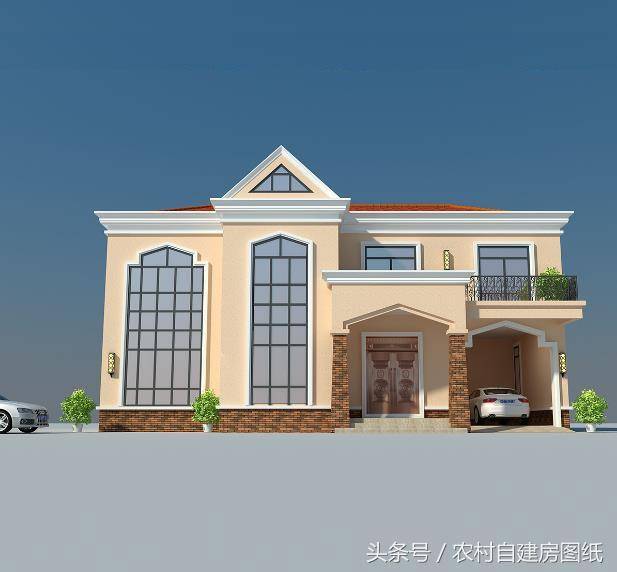 农村两层小别墅