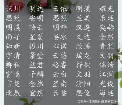 言名字寓意