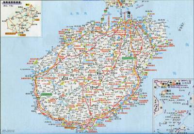海南旅游地图