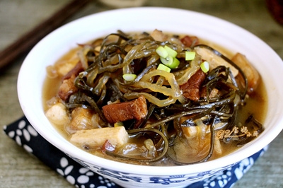 砂锅海带炖豆腐的做法