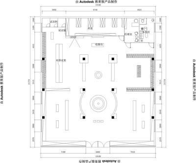 专卖店平面设计图 耐克专