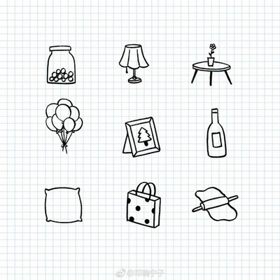 家具 简笔画