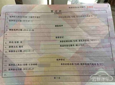 汽车抵押贷款看征信吗
