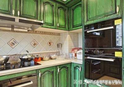 橱柜仿古做旧