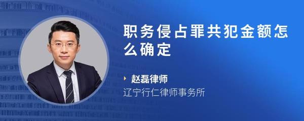 职务侵占共同犯罪