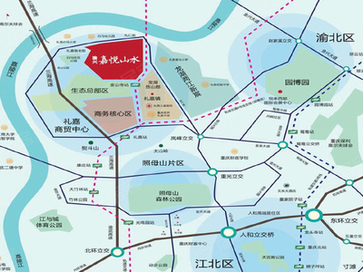 楼盘分布图