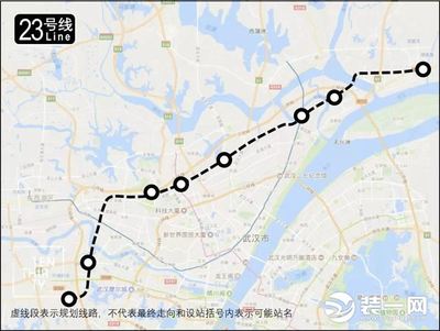 武汉地铁3号线线路