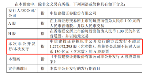 股票增发调整预案什么意思