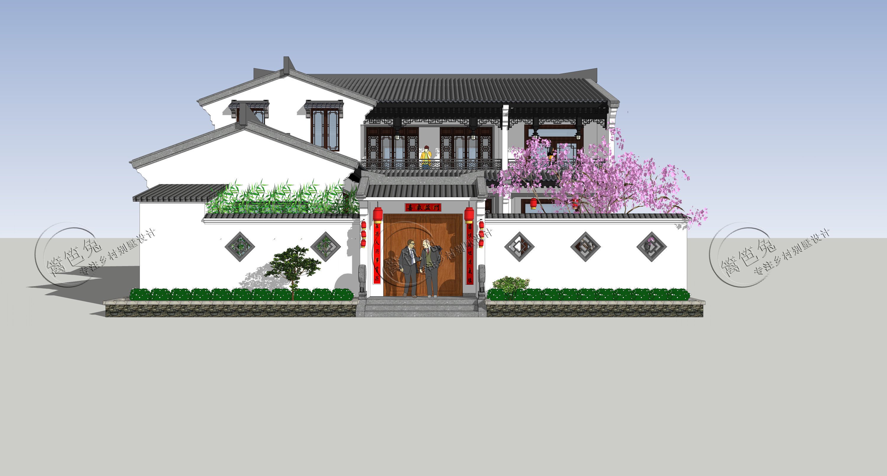 庭院大门设计效果图