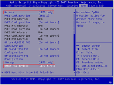 storage do not launch