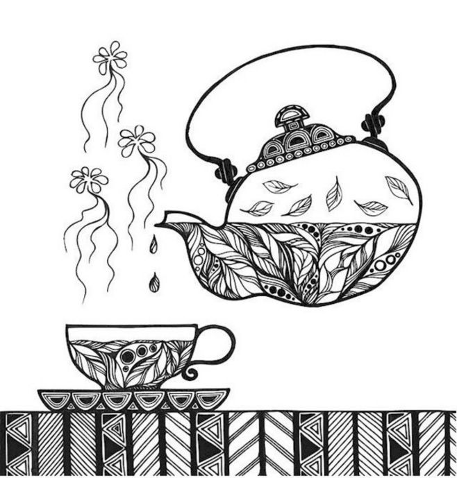 黑白画装饰