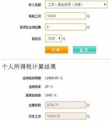 长沙个人所得税起征点
