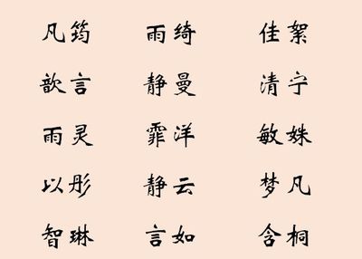 什么琳的名字好听