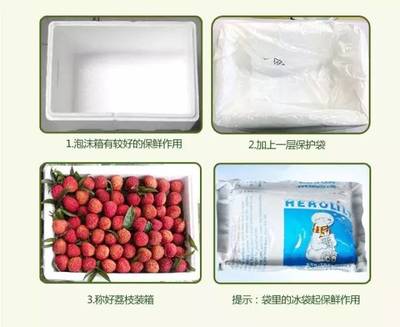 荔枝泡沫箱加冰袋可以放多久