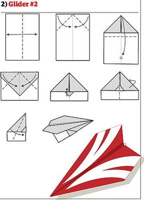 纸飞机步骤简单