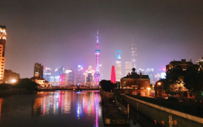 形容上海夜景的句子