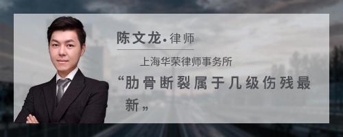 七根肋骨算几级伤残