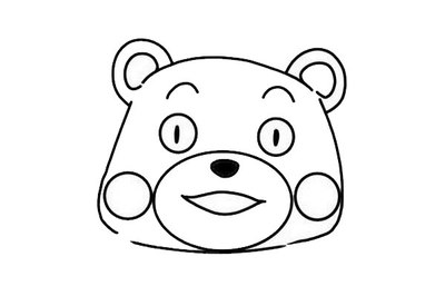 熊眼睛怎么画简笔画