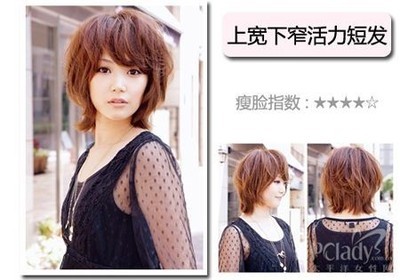 显脸瘦的发型女