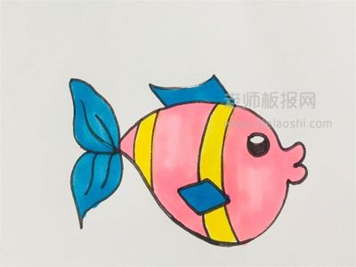 简单小鱼怎么画